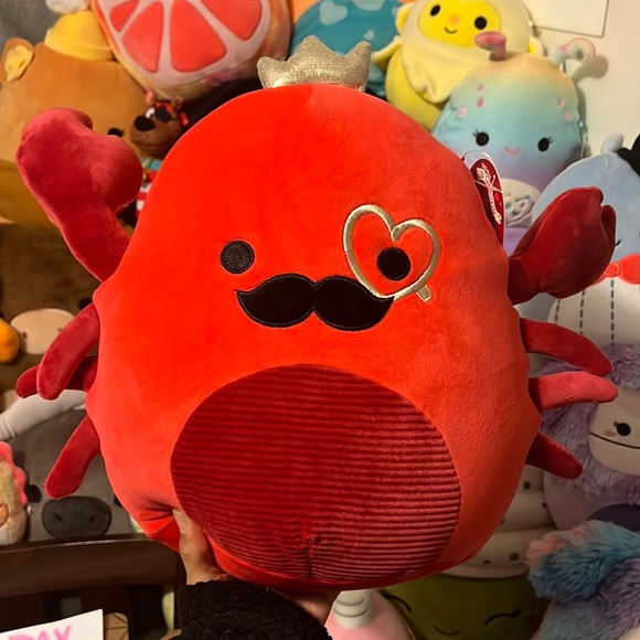 Squishmallows Toys Nwt 1 King Crab Squishmallow Valentines